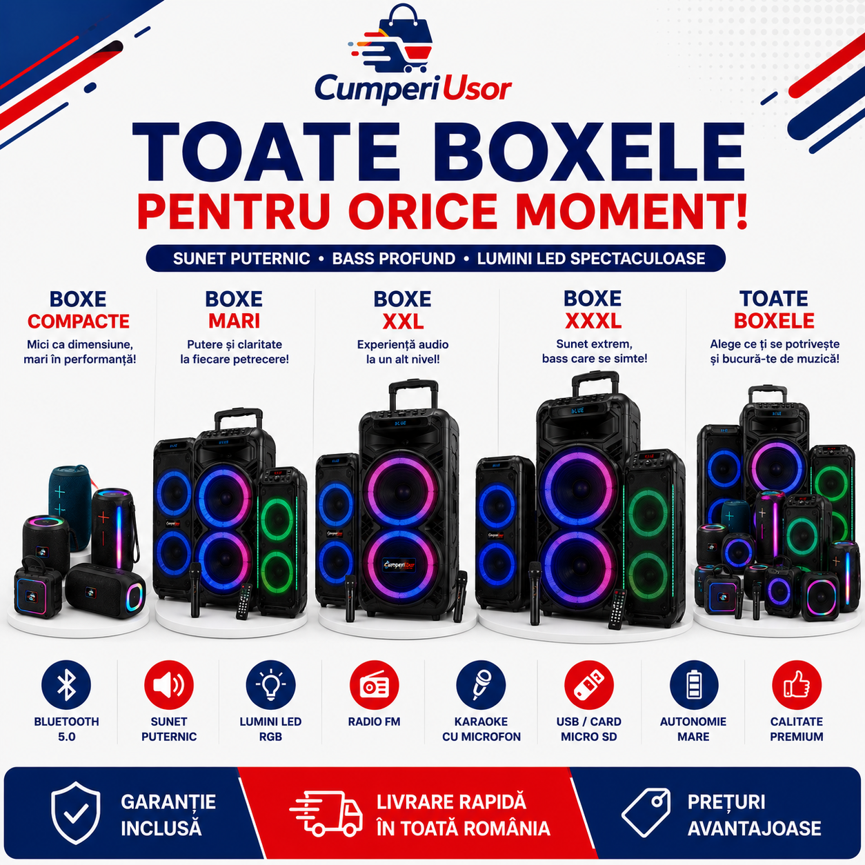 BOXE PORTABILE & ACTIVE