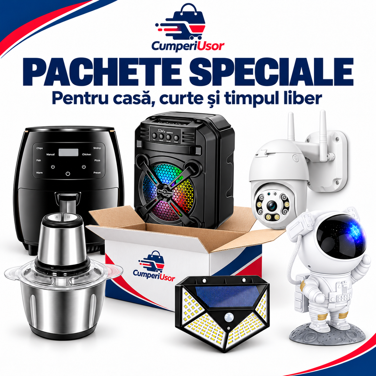Pachete speciale CumperiUsor – produse pentru casă, curte și timpul liber