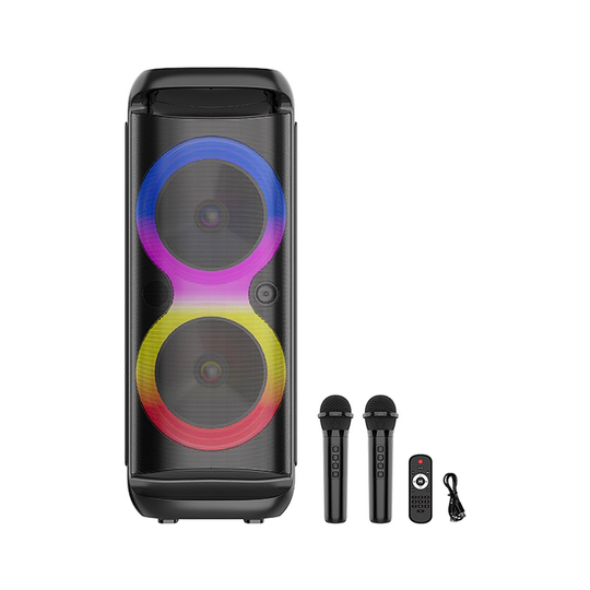 Boxă pentru Party Sing-E ZQS8288 1000W cu 2 Microfoane+CADOU