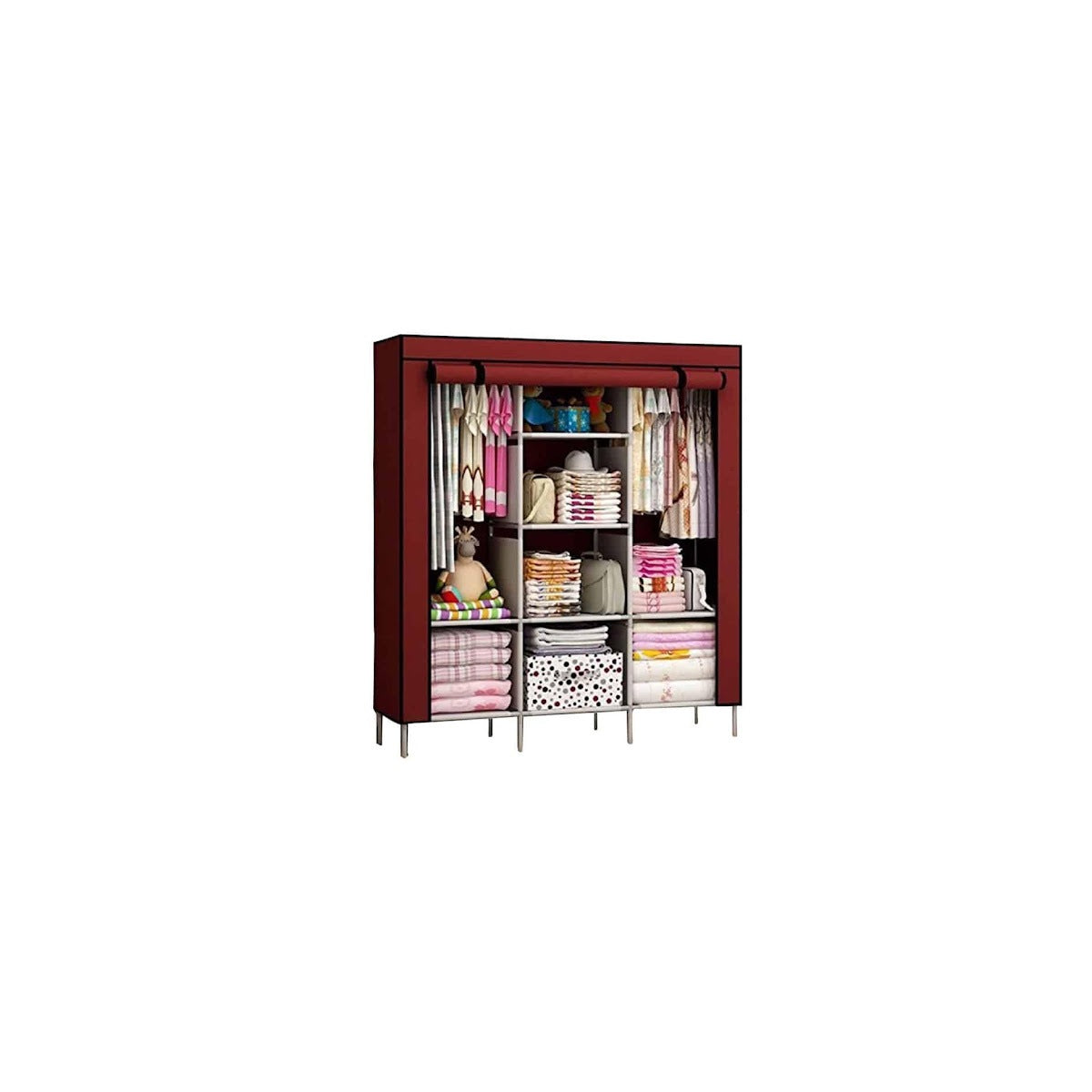 Dulap textil organizator 130 × 45 × 165 cm